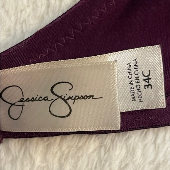 Jessica Simpson Deep Purple Lace Bra - Picture 6 of 6